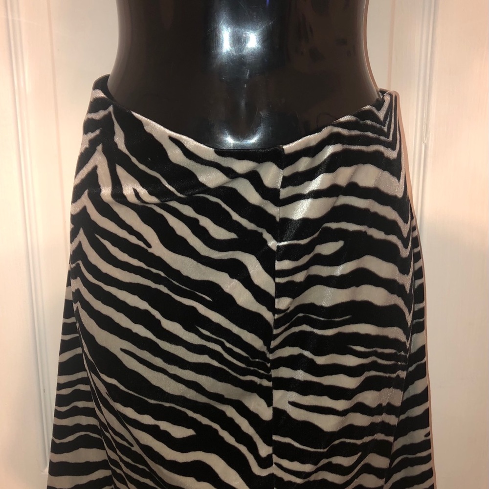 Suede Zebra skirt